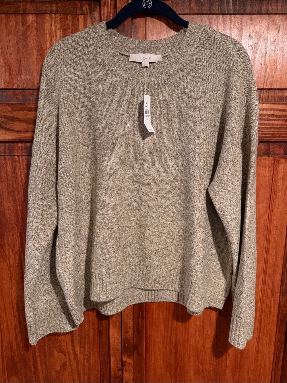 LOFT Women's Crewneck Sweater in Heather